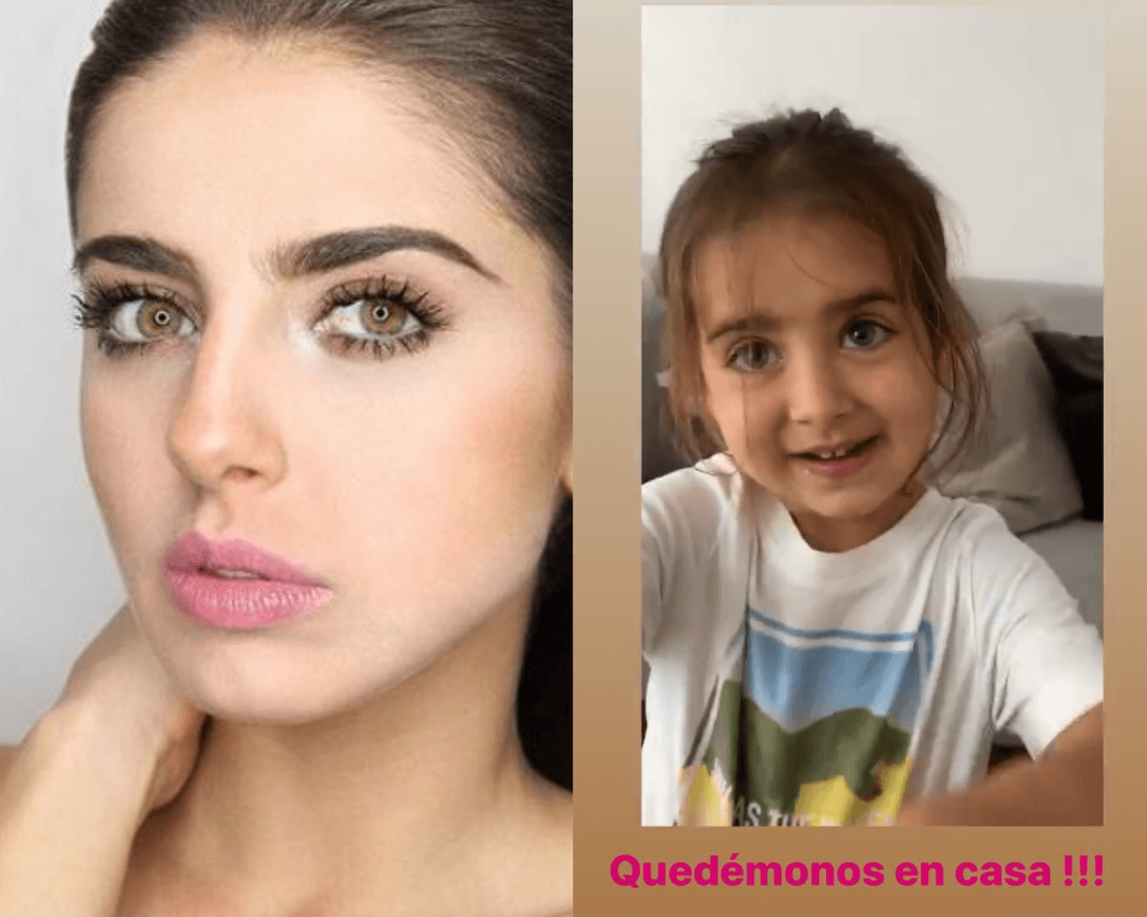 Michelle Renaud posteó una foto con Marcelo y aseguró: “Nosotros nos quedamos en casa, no importa si no estamos en pánico, no importa si el virus se cura o ataca a mayores, no importa si es algo económico, no importa lo que diga nuestro gobierno, no importa nada, solo importa que es la mejor manera de ayudar a que el virus no se contagie más y así lo haremos, es una época donde nos queda unirnos y cuidarnos entre nosotros..."