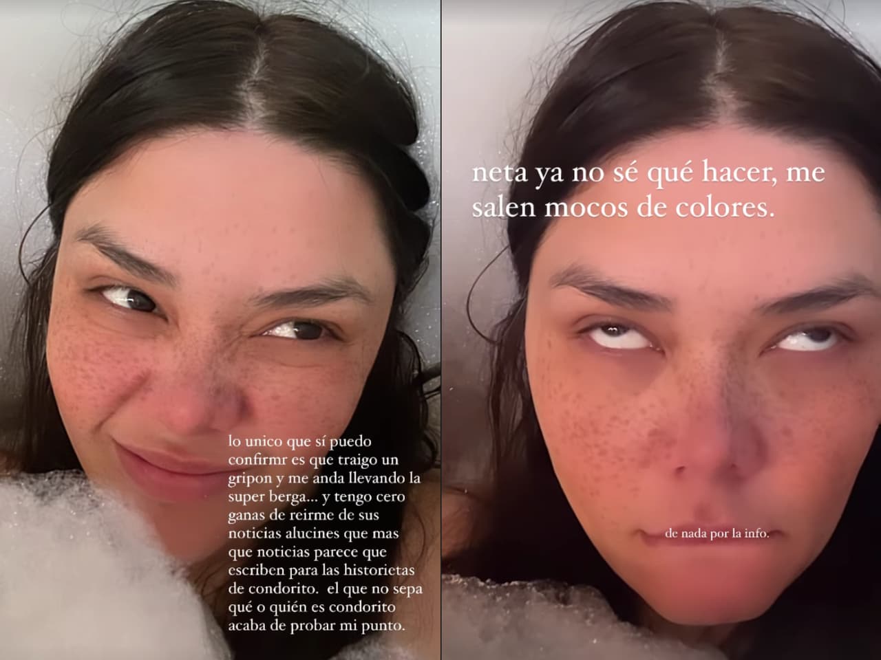 La cantante desmintió a la revista que publicó detalles de su supuesto embarazo.