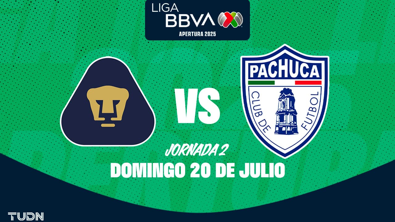 Así puedes ver el Pumas vs. Pachuca de la Jornada 2 del Apertura 2025
