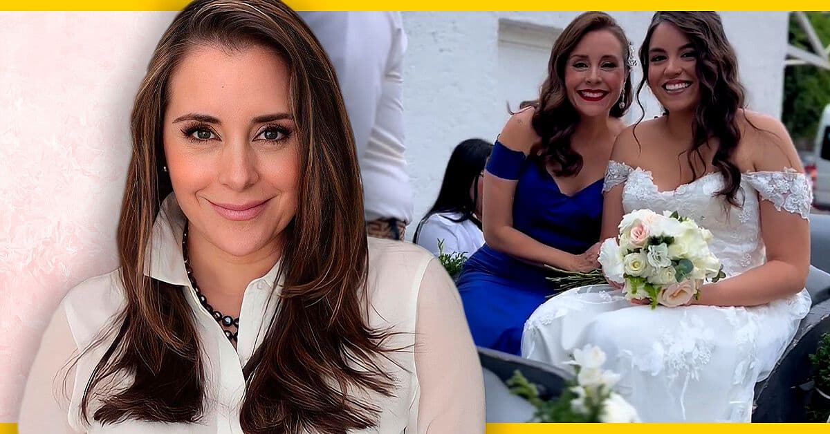 ¡Como Cenicienta mexicana! Así llegó la hija de Karyme Lozano  a su boda