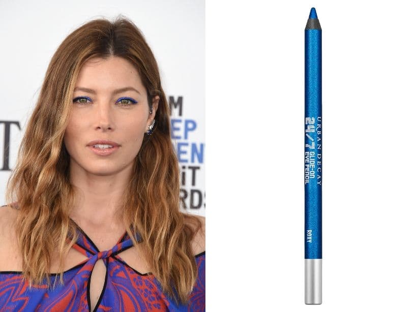 Este verano, sácale partido a tu maquillaje con delineadores en colores brillantes, tal como lo han hecho algunas celebridades.