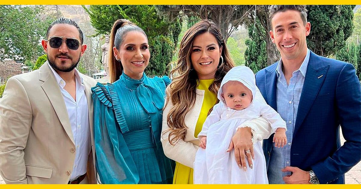 Jimena Longoria bautizó a su bebé y Mariana Echeverría fue la madrina