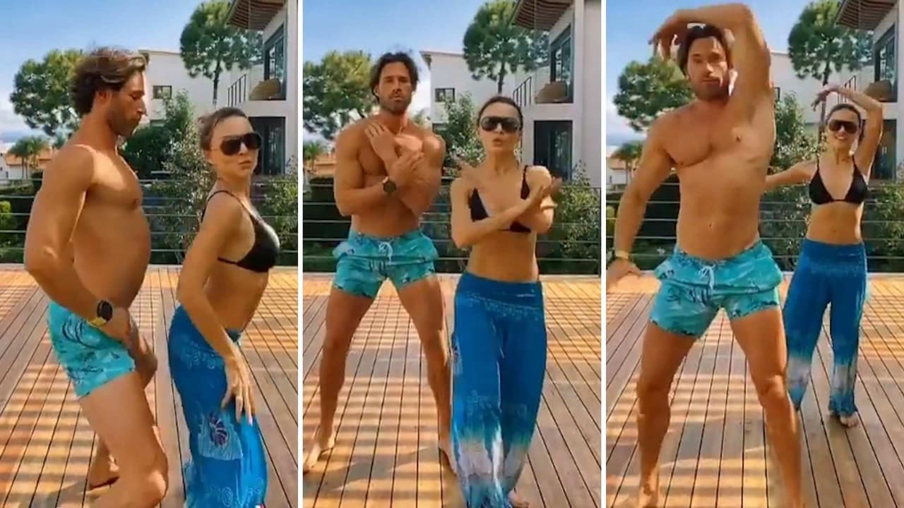 Angelique Boyer y Sebastián Rulli presumen la gran sincronización que tienen como pareja en el baile