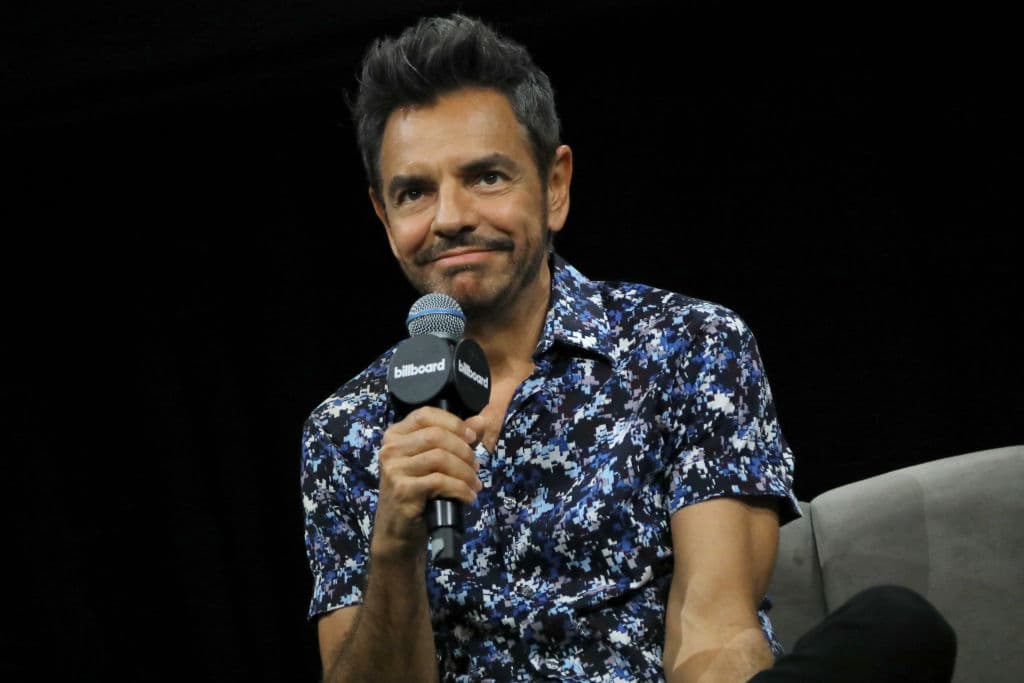 HOLLYWOOD, CALIFORNIA - OCTOBER 15: Actor Eugenio Derbez speaks during Billboard Latin AMA Fest at NeueHouse Los Angeles on October 15, 2019 in Hollywood, California. (Photo by JC Olivera/Getty Images)