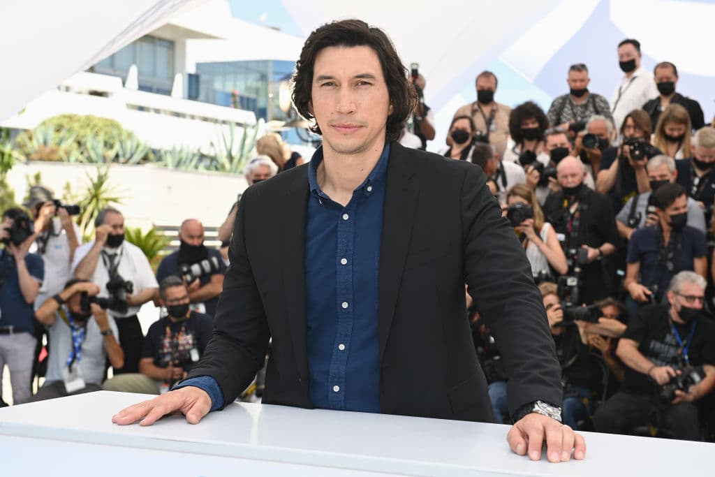 CANNES, FRANCE - JULY 06: Adam Driver attends the "Annette" photocall during the 74th annual Cannes Film Festival on July 06, 2021 in Cannes, France. (Photo by Pascal Le Segretain/Getty Images)