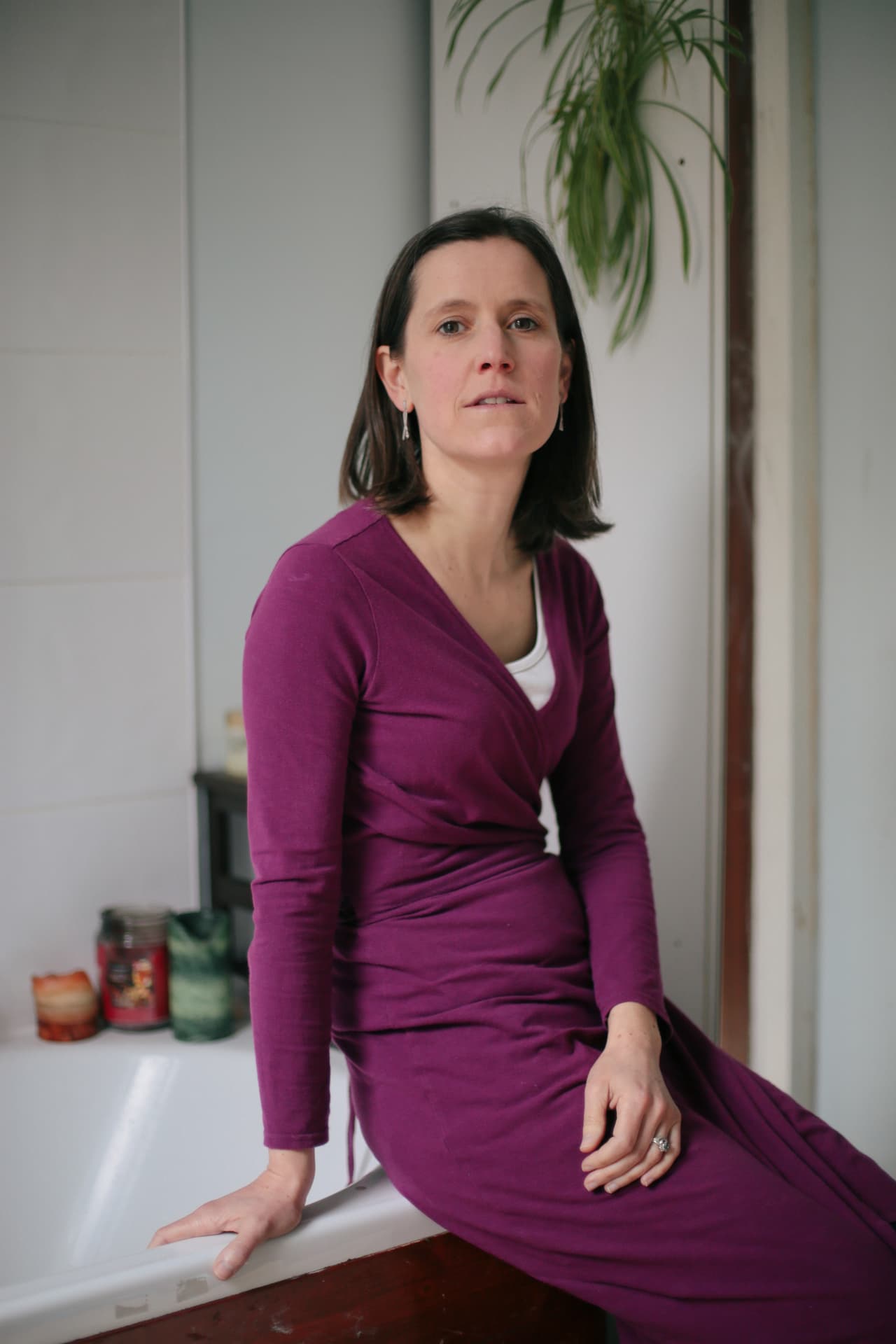 El período de: Claire. Tiene 40 años, vive en Manchester, Reino Unido y usa la copa menstrual.