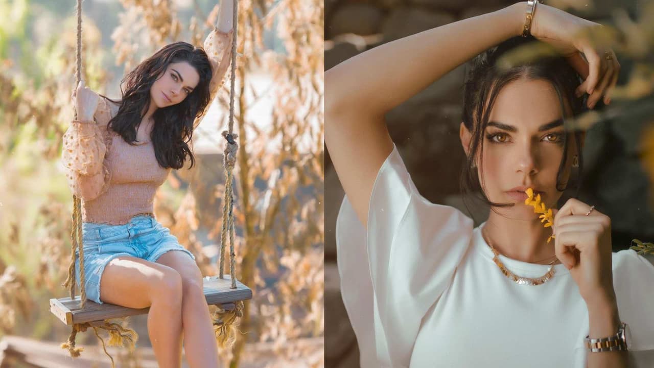 Livia Brito recrea una escena de la telenovela ‘Quinceañera’ con todo y columpio