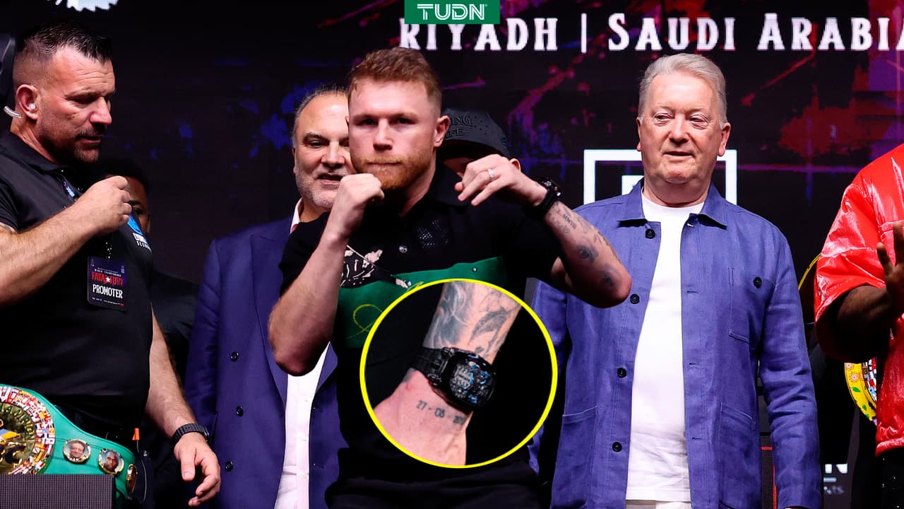 ¡Qué belleza! El lujoso reloj del Canelo Álvarez