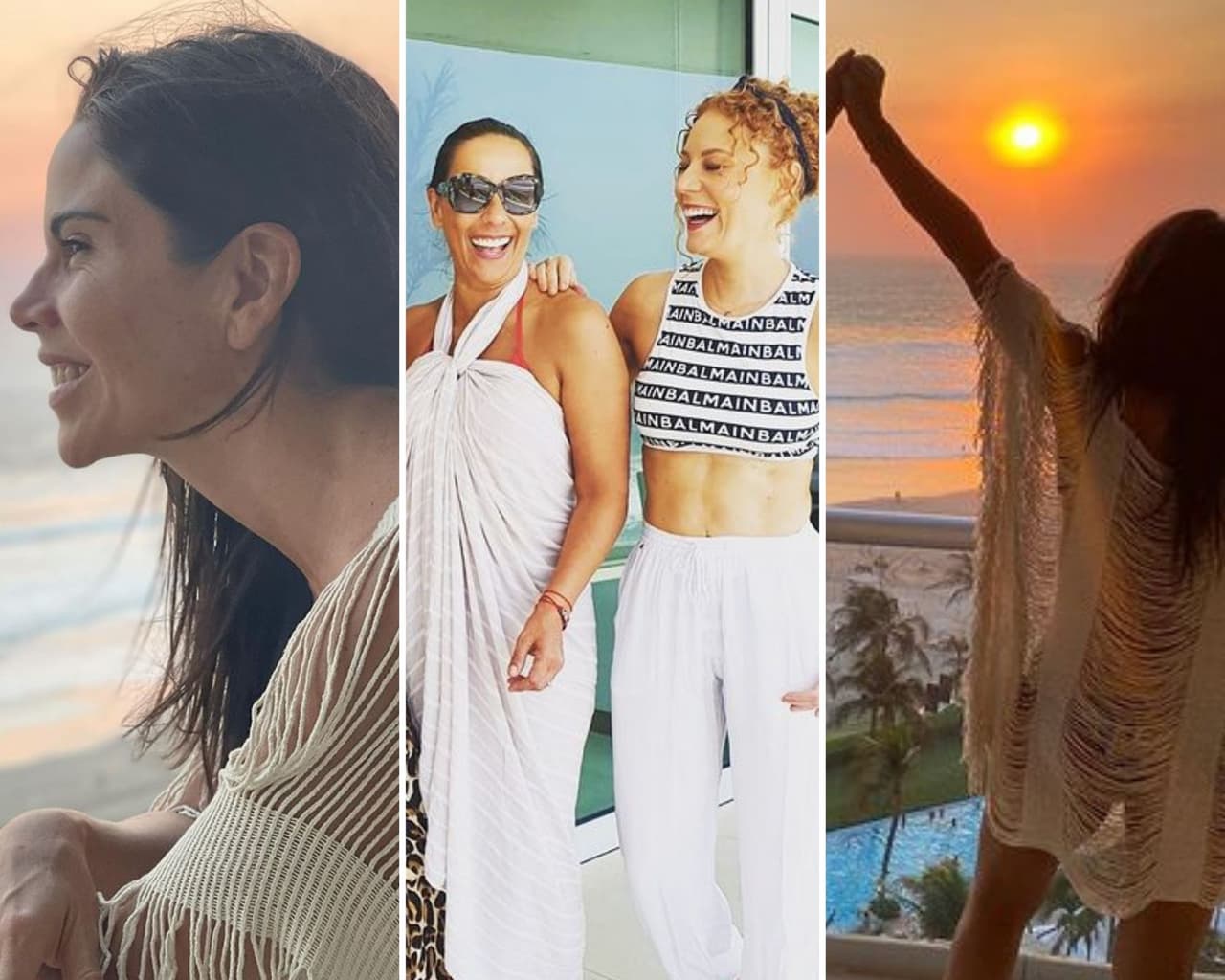 El pasado fin de semana, las Netas Divinas, 
<b>Natalia Téllez, Consuelo Duval, Daniela Magún y Paola Rojas</b> sorprendieron a sus fans con una escapada de último momento a la playa. 
<br>
<br>Las conductoras viajaron al mar, en compañía de los más pequeños, es decir lo hijos de Paola Rojas y también los de Daniela Magún. En divertido plan familiar, las presentadoras del programa de Unicable presumieron increíbles cuerpos playeros y lucidores trajes de baño, entre risas, sol y playa.