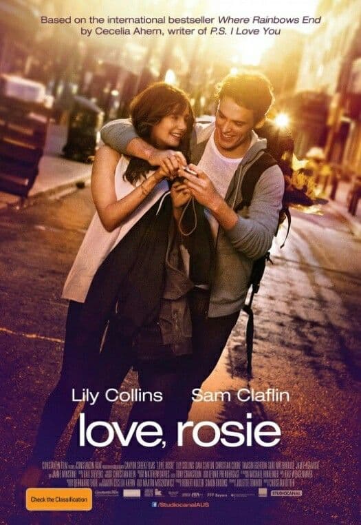 La película de Netflix, Love, Rosie (2016) aborda los imprevistos que se pueden interponer cuando se trata de amor. Rosie (Lilly Collins) y Alex (Sam Clafilin) se enamoraron desde que eran adolescentes, pero ninguno de los dos se atreve a confesarlo. Pasan algunos momentos que hacen pensar que no acabarán juntos.