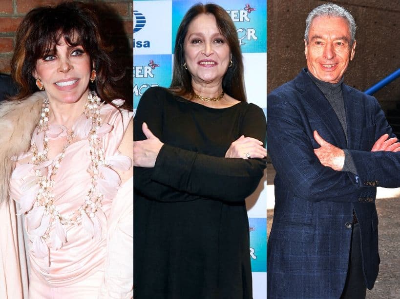 Foto del pasado de Daniela Romo junto Verónica Castro y César Costa se viraliza en redes