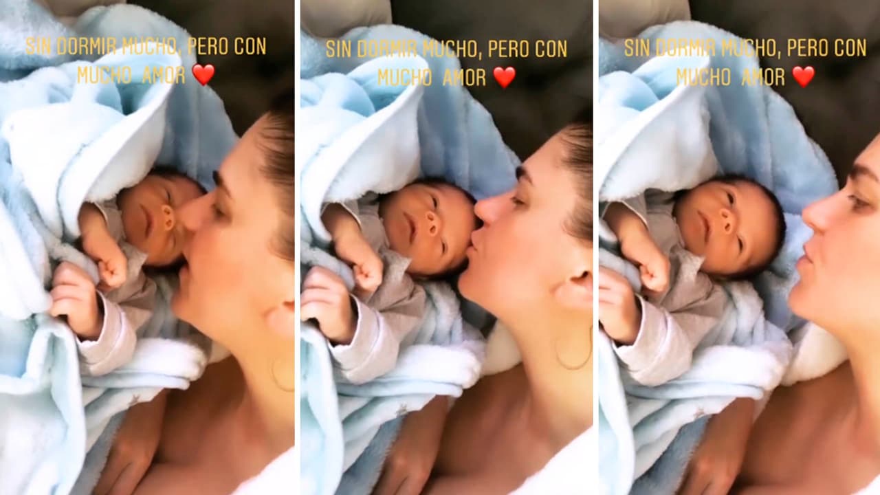 Zoraida Gómez enternece a las redes dándole un beso a Maximiliano
