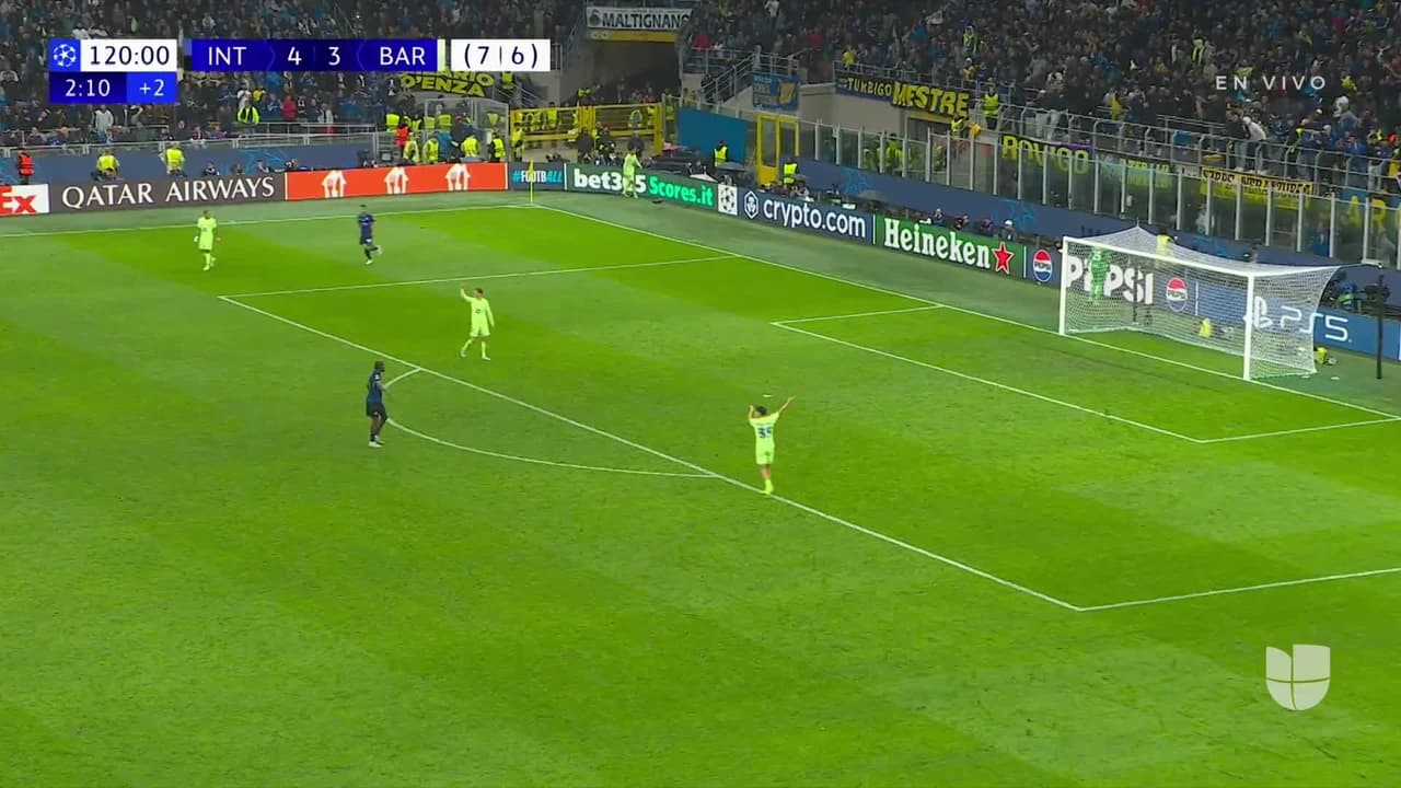¡Pitazo final! Inter está en la final de la Champions League