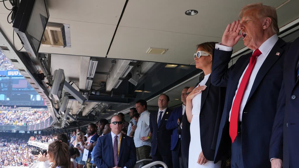 Así abuchearon al presidente Trump en la final del Mundial de Clubes de la FIFA