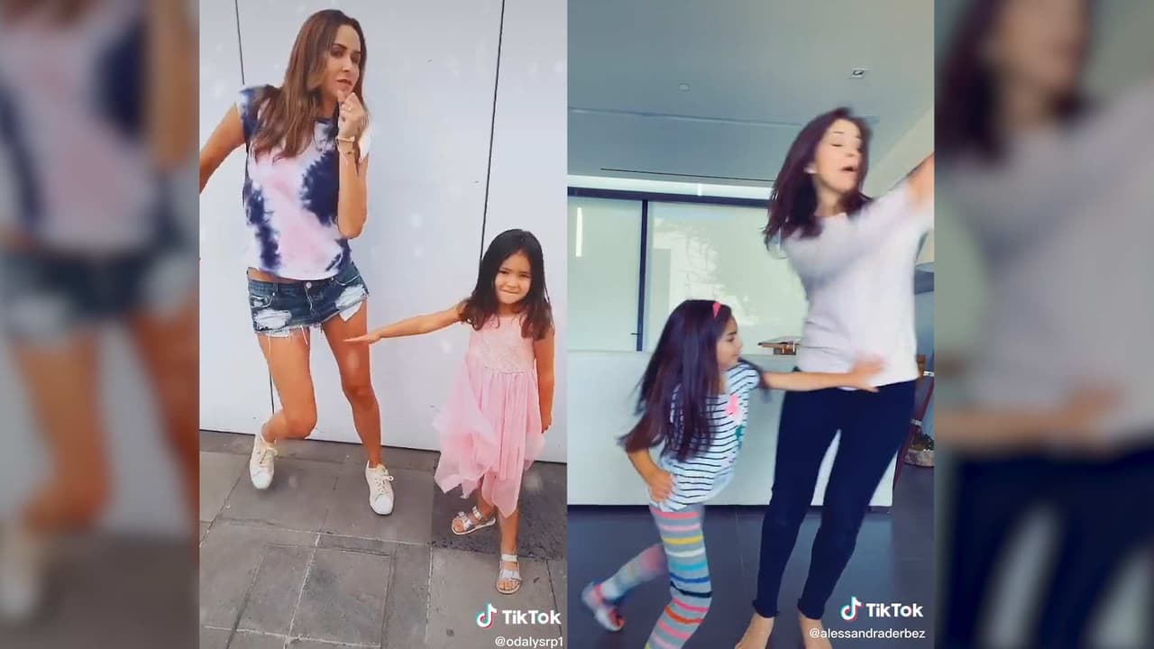 Gia, hija de Odalys Ramírez, no se queda atrás e imita a Aitana Derbez para darle un ‘empujón’ a su mamá