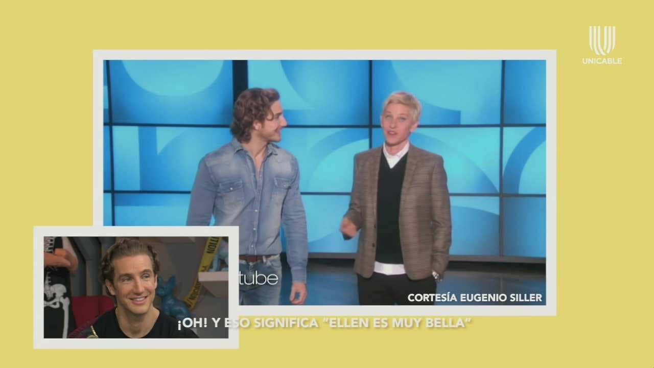 Eugenio Siller cuenta cuando le enseñó a tomar tequila 'a la mexicana' a Ellen DeGeneres
