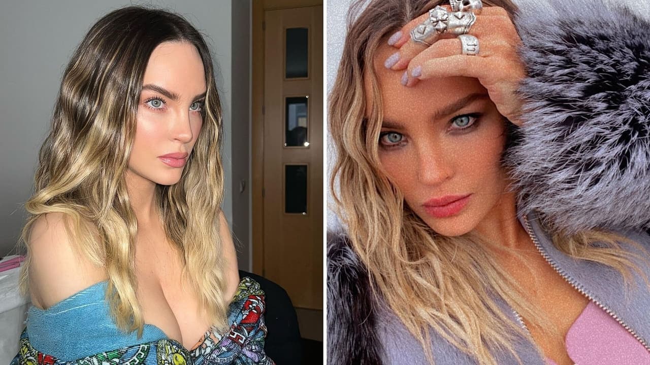 Belinda sorprende a sus fans con 'beso de tres' en España