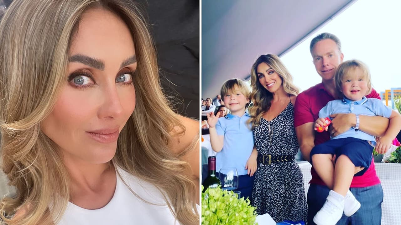 Anahí compartió un lindo momento con sus hijos