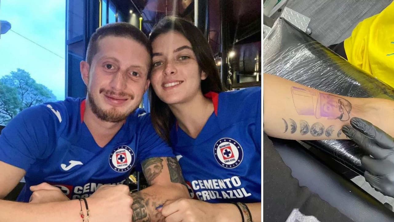 Novia de Octavio Ocaña se tatúa en su brazo el rostro del actor