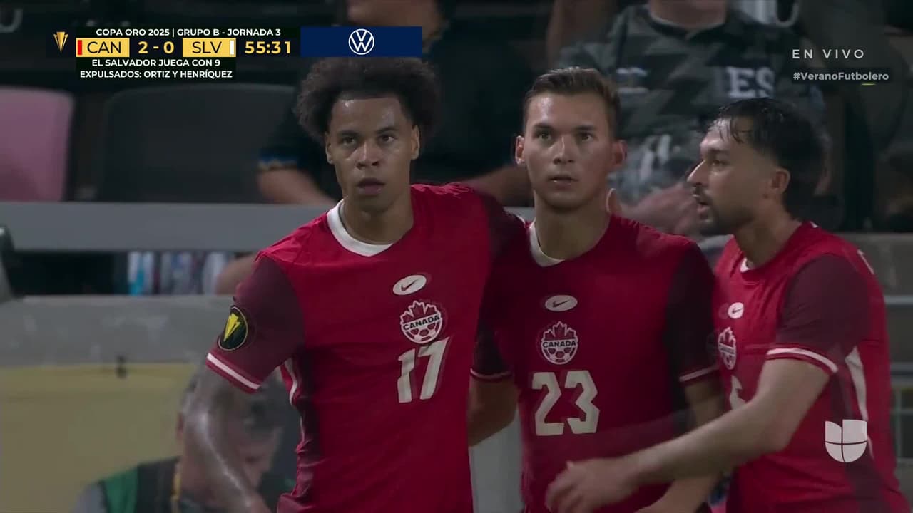 ¡Locura en el estadio! Cae el segundo gol para Canadá y se viene la goleada