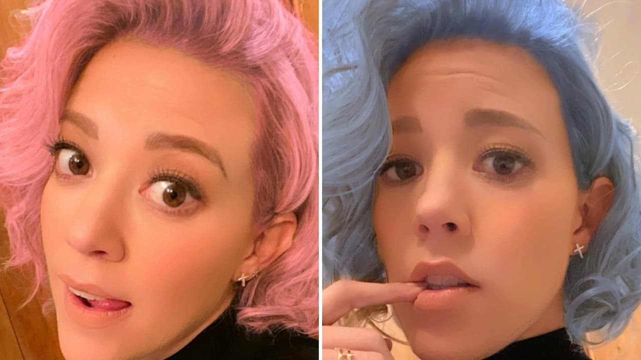 ‘¿Rosa o azul?’: Fernanda Castillo se ‘pinta’ el cabello a días de convertirse en madre