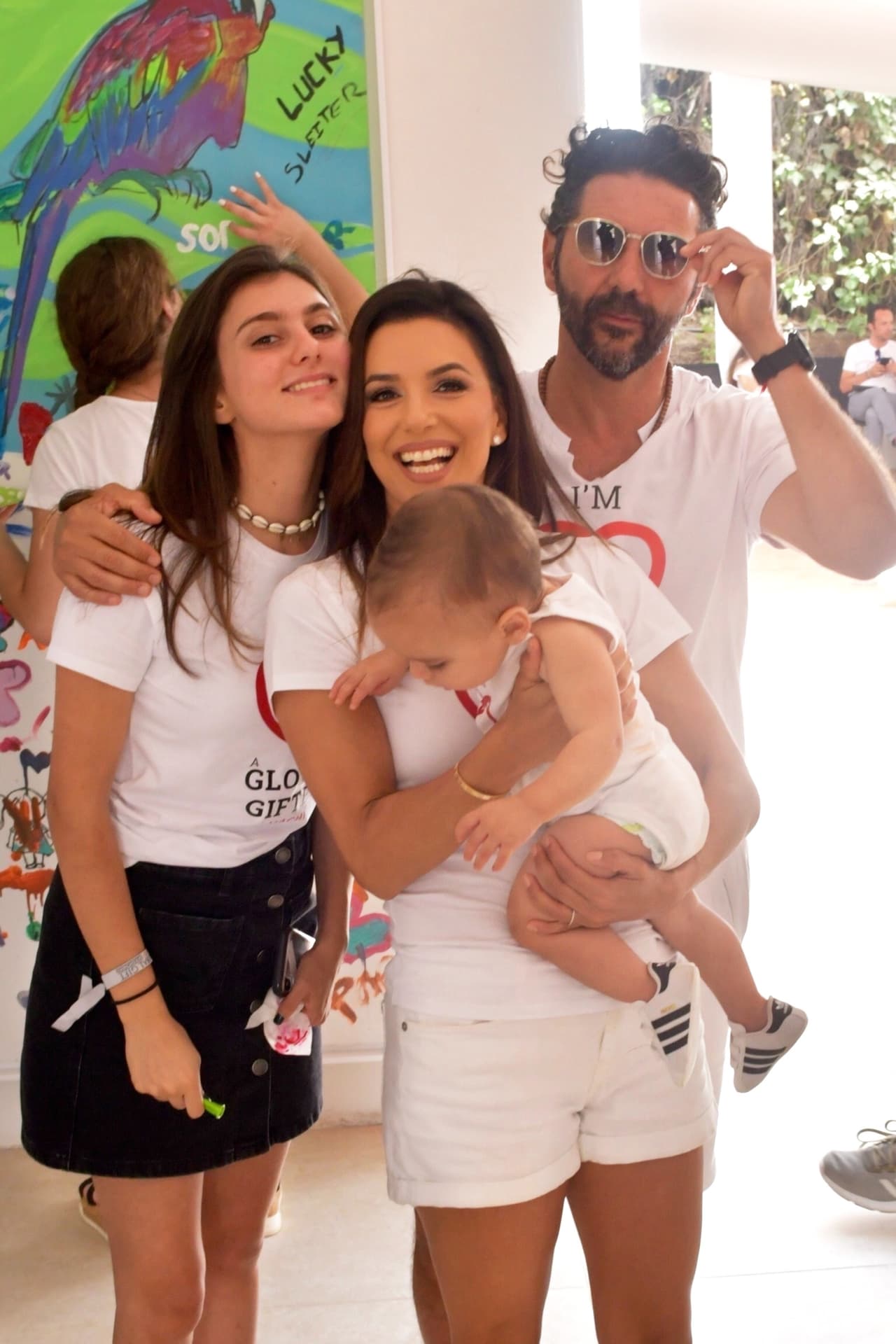 Photo © 2019 Backgrid UK/The Grosby Group Spain: Lagencia Grosby ** RIGHTS: WORLDWIDE EXCEPT IN SPAIN ** Marbella, July 12, 2019. Eva Longoria went, along with Maria Bravo and the rest of the team, to celebrate the opening of Casa Global Gift in Marbella, Spain. The Desperate Housewives star was joined by her husband Pepe Baston, their son Santiago and one of his daughters Natalia Baston at the charity event. Casa Global Gift is a Multifunctional Center that serves Children with Disabilities and Rare and Chronic Diseases in the city of Marbella. Thanks to this Center, founded by the entrepreneur and philanthropist Maria Bravo, creator of the Global Gift Foundation and its events, children from at least 5 local associations will receive therapies and activities that favor their growth and development process.