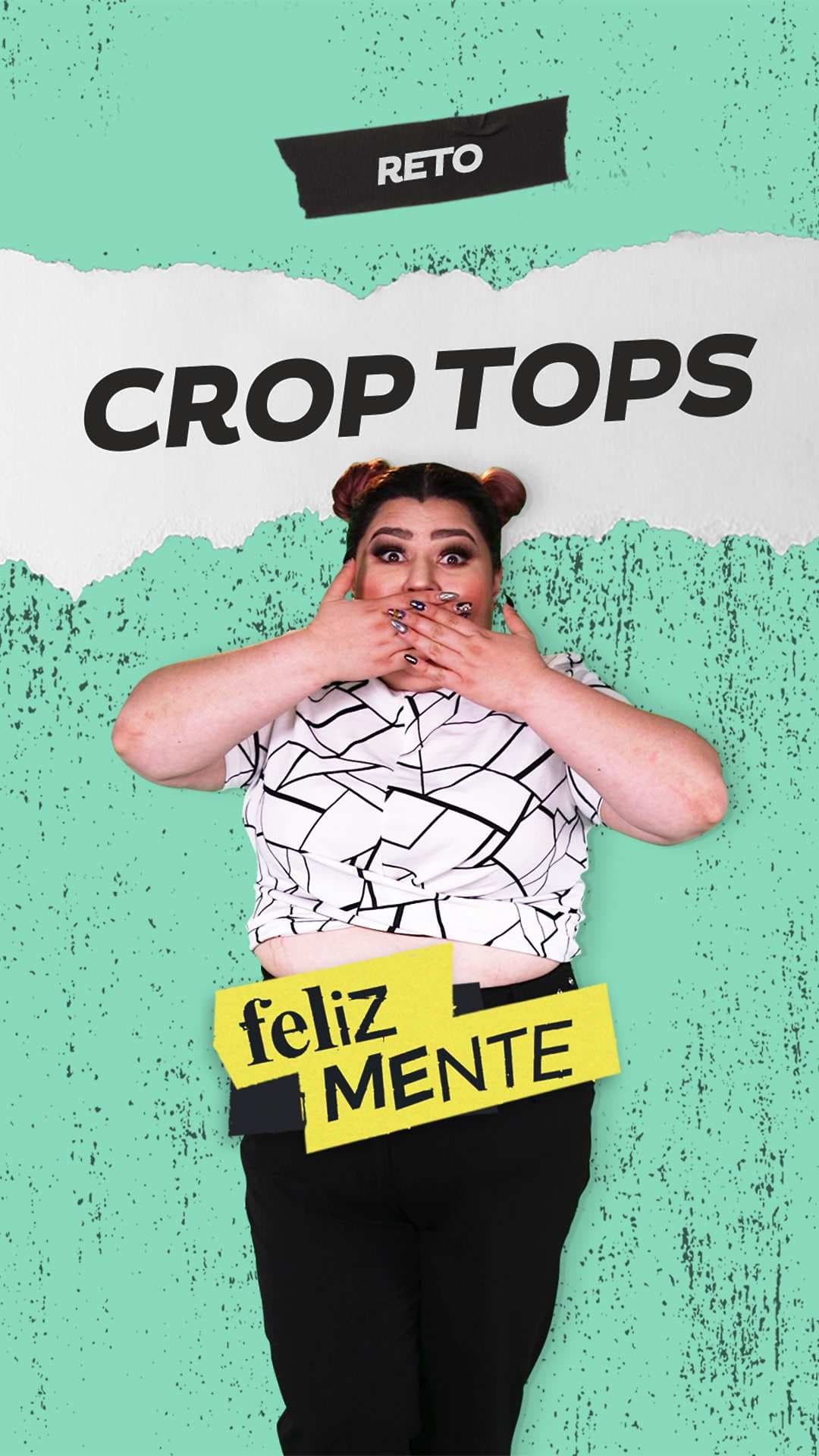 Felizmente: Priscila Arias cumple el último reto de crop-tops del 2019