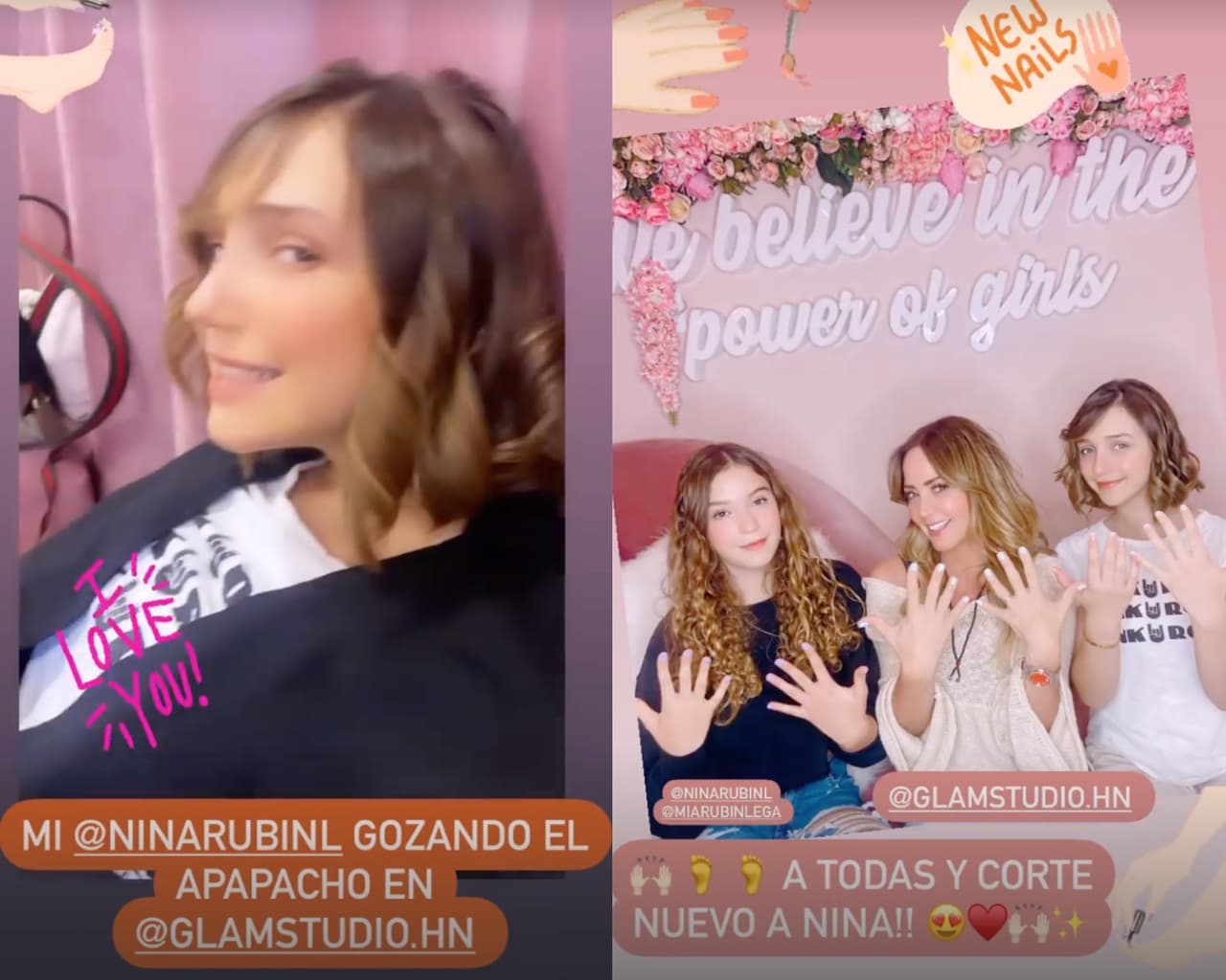 Andrea Legarreta presume el radical cambio de look de Nina Rubín