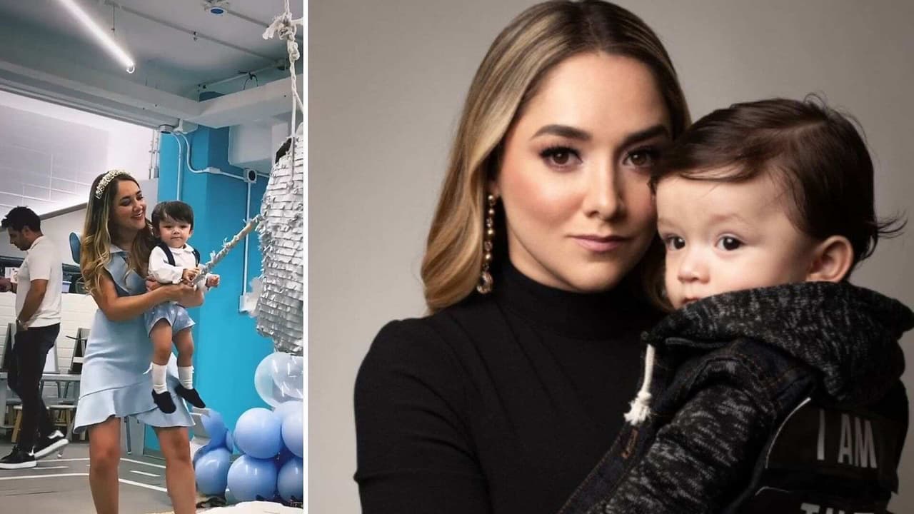 Sherlyn celebra a lo grande el primer año de André con globos y muchos juegos