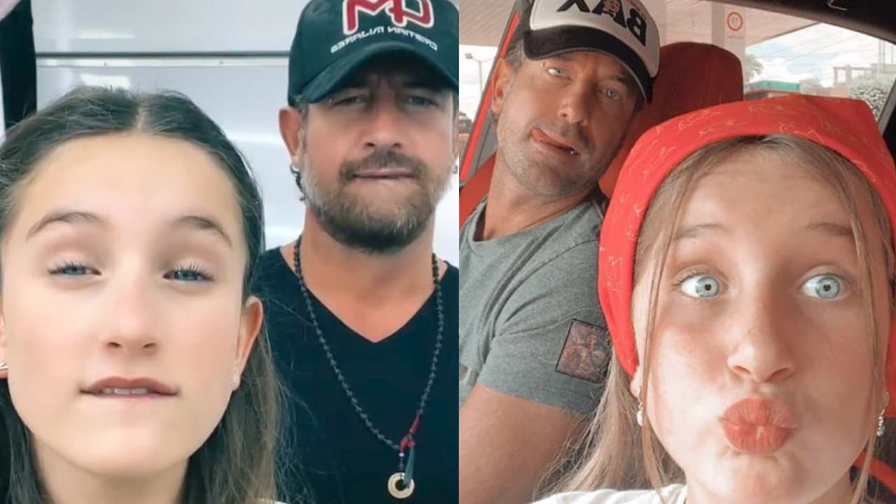 Gabriel Soto acompaña a su hija a las grabaciones de ‘Si nos dejan’ y así se divierten entre tomas