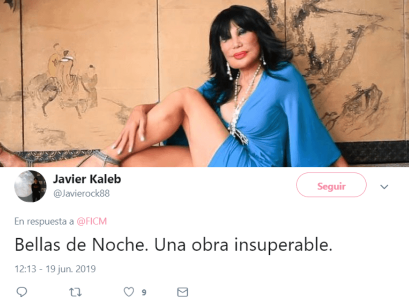 Bellas de noche: documental de 2016, dirigido por María José Cuevas, con Lyn May, Rossy Mendoza, Olga Breeskin y Wanda Seux, las primeras divas del cabaret mexicano como protagonistas.