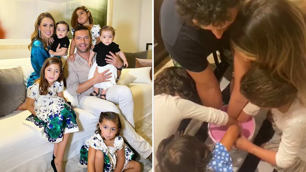 Así fue como Jacky Bracamontes y sus hijas hicieron una escultura de sus manos