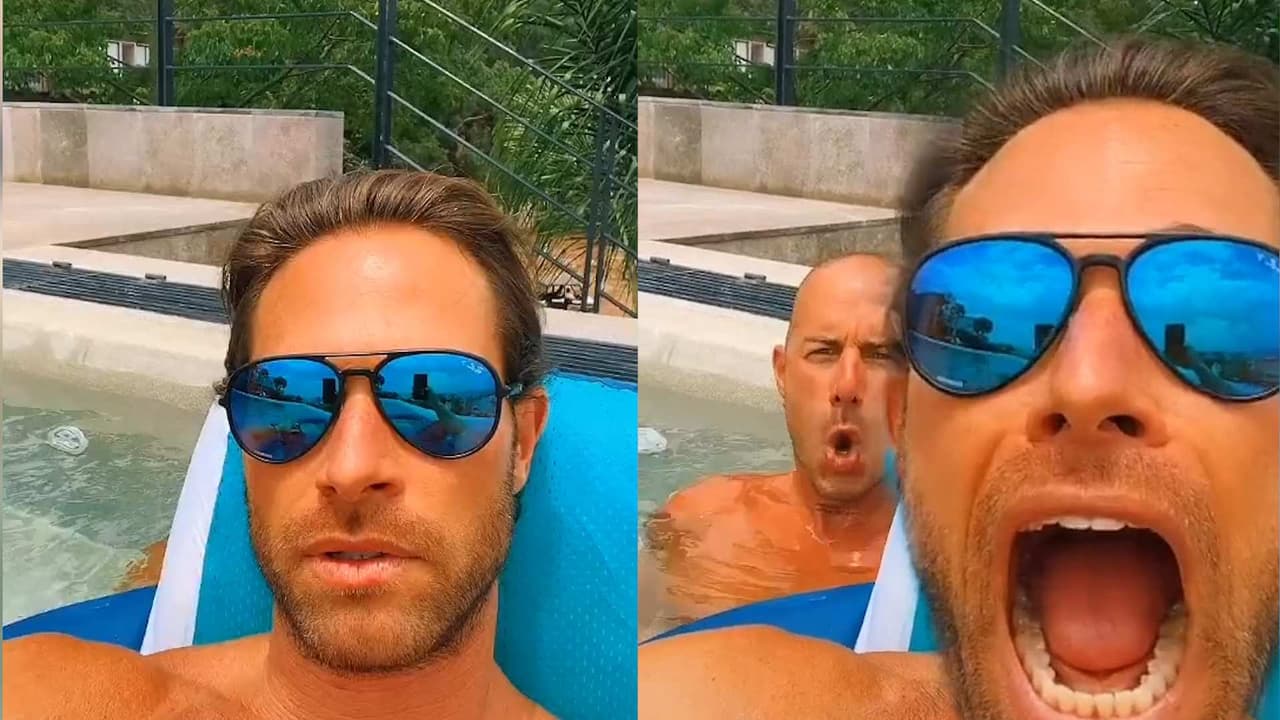 Sebastián Rulli nos divierte con un TikTok imitando a una sirena de policía