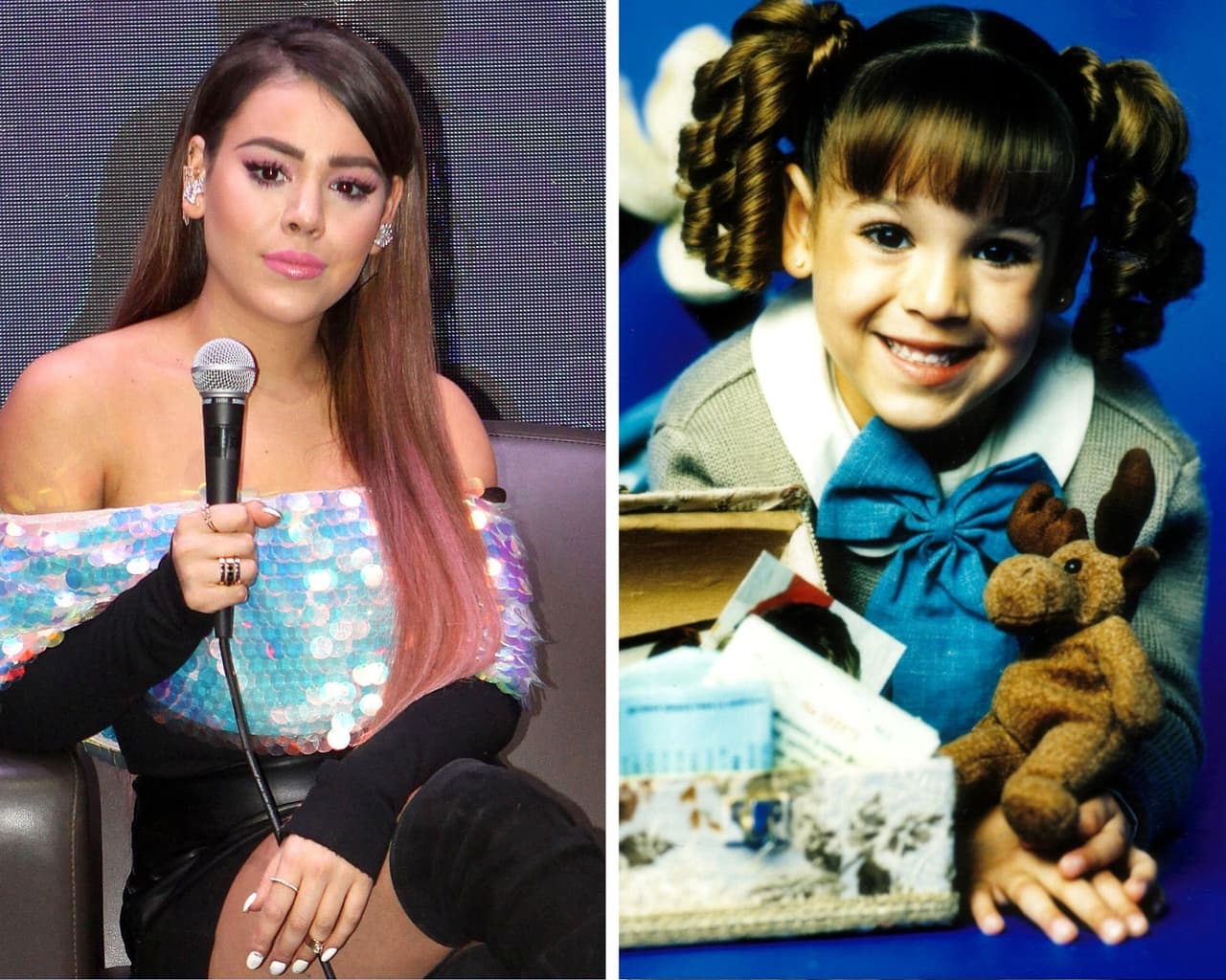 Danna Paola hoy en día es una cantante y actriz con fama internacional, adorada en España gracias a su papel en la serie Élite, sin embargo, hace casi dos décadas atrás, la mexicana inició su carrera a lo grande protagonizando la telenovela 
<i>María Belén. </i>