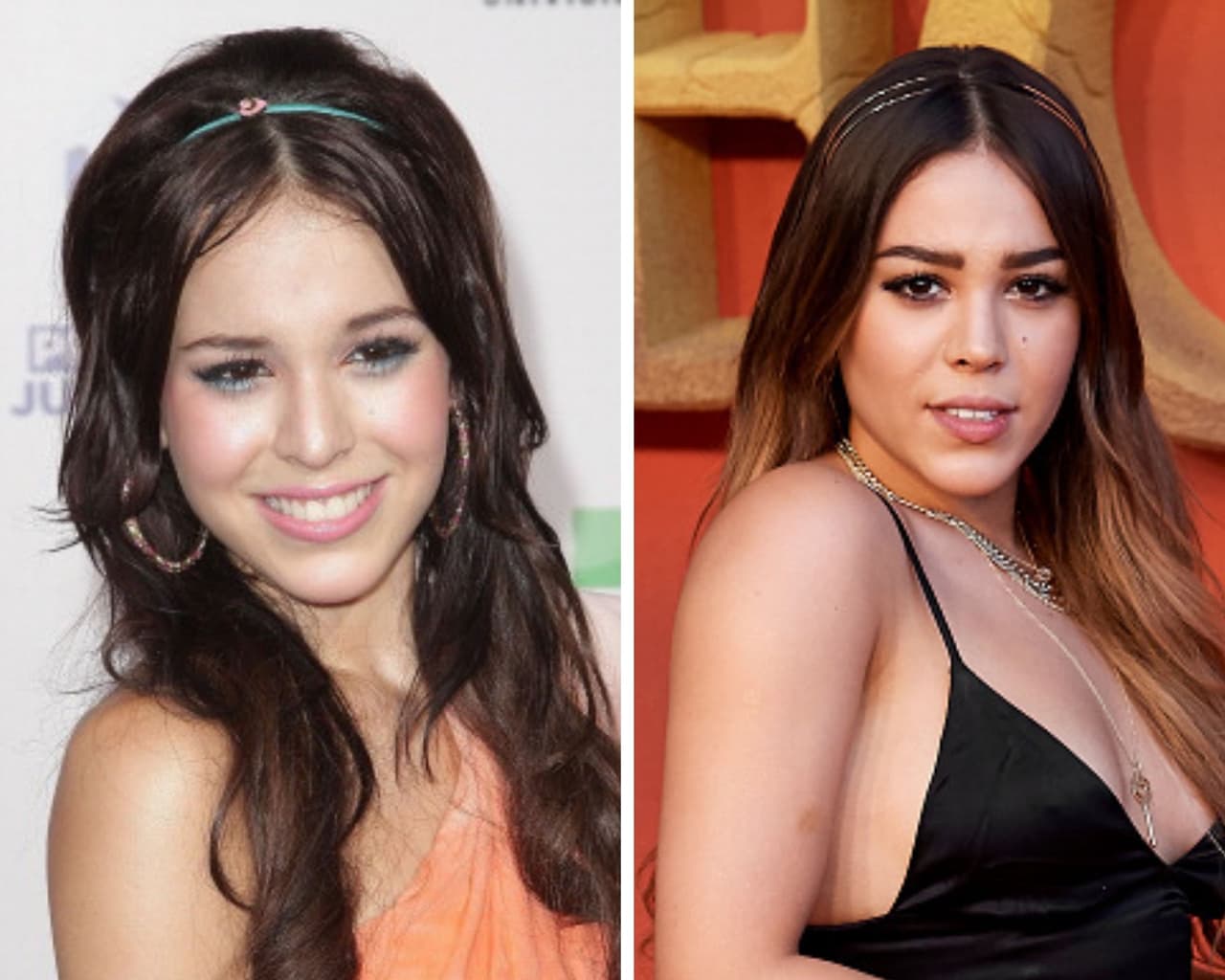 Otra famosa mexicana que hoy en día ha logrado la fama internacional es Danna Paola. 
<br>
<br>La ex estrella infantil es recordada por muchos gracias a sus inicios protagonizando novelas desde los 5 años, sin embargo, la entonces actriz de "María Belén" y "Atrevete a soñar" se realizó un cambio radical de imagen en 2015. La actriz de "Élite" se negó durante un tiempo a hablar sobre el tema, sin embargo el cambio fue evidente. Entre otros procedimientos que expertos en cirugía estética sospechan sobre Danna, como levantamiento de ceja y bichectomía.