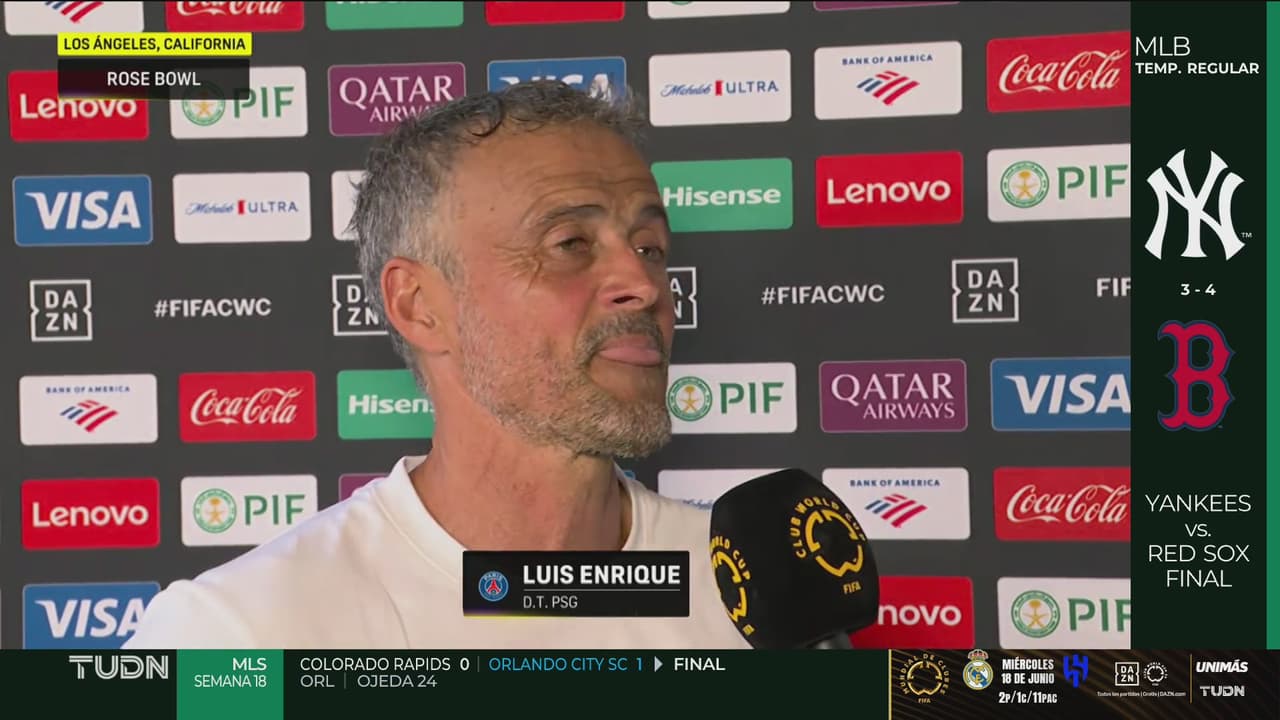 Luis Enrique asegura que intenso calor también jugó su partido