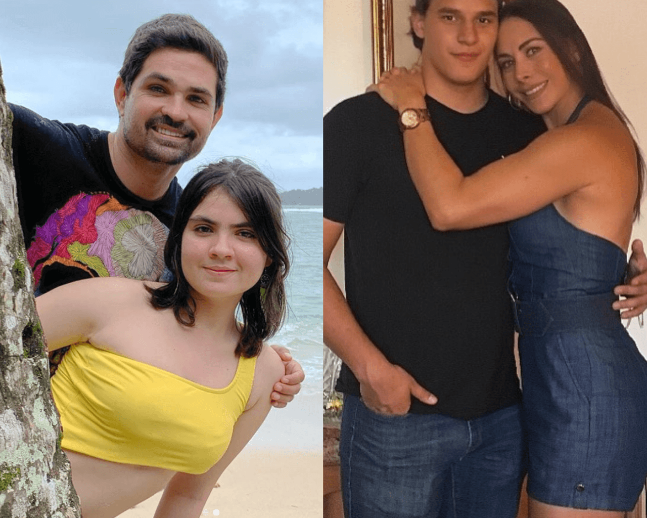 Ellos se convirtieron en padres a tan temprana edad que podrían parecer hermanos de sus hijos adolescentes.