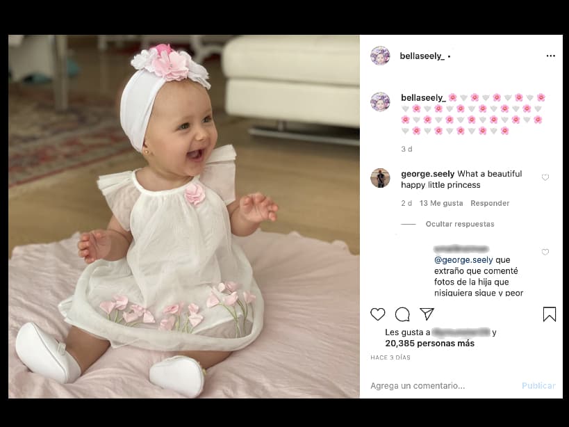 George Seely, esposo de Marlene Favela, reaparece en redes para dejarle amoroso mensaje a su hija Bella.