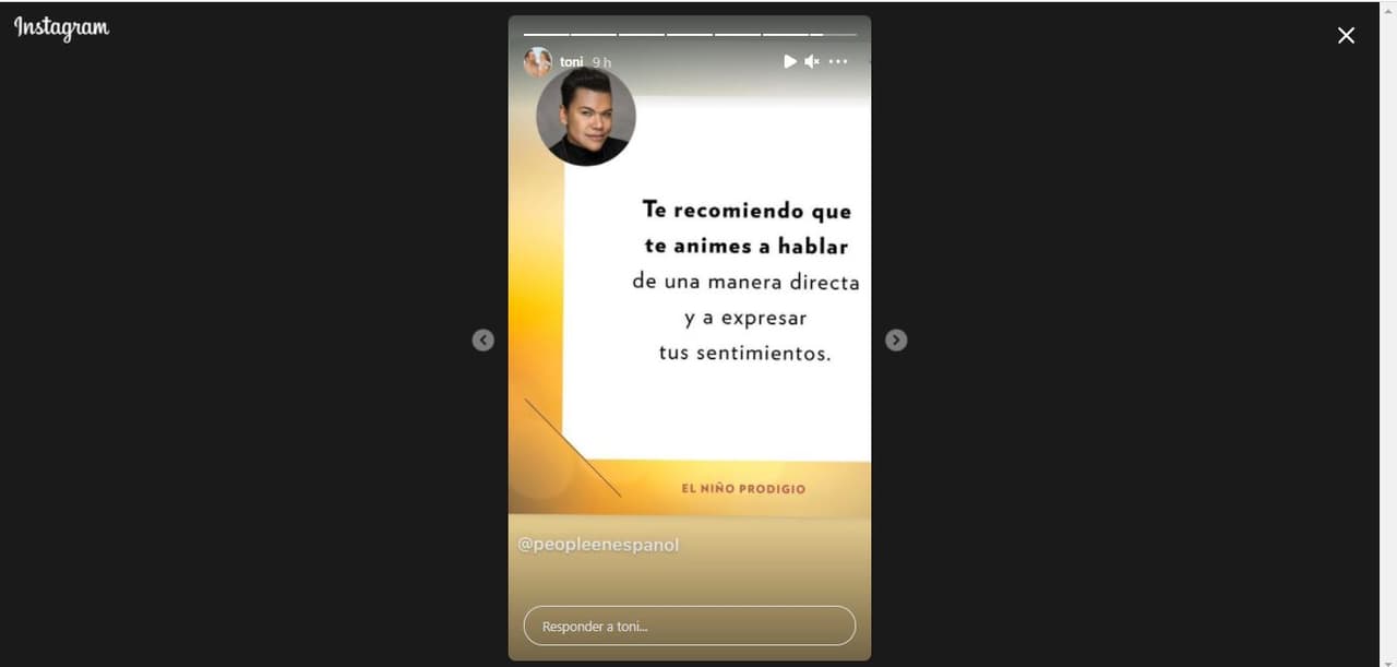 El mensaje compartido por el bailarín avivó los rumores de reconciliación con Adamari López.