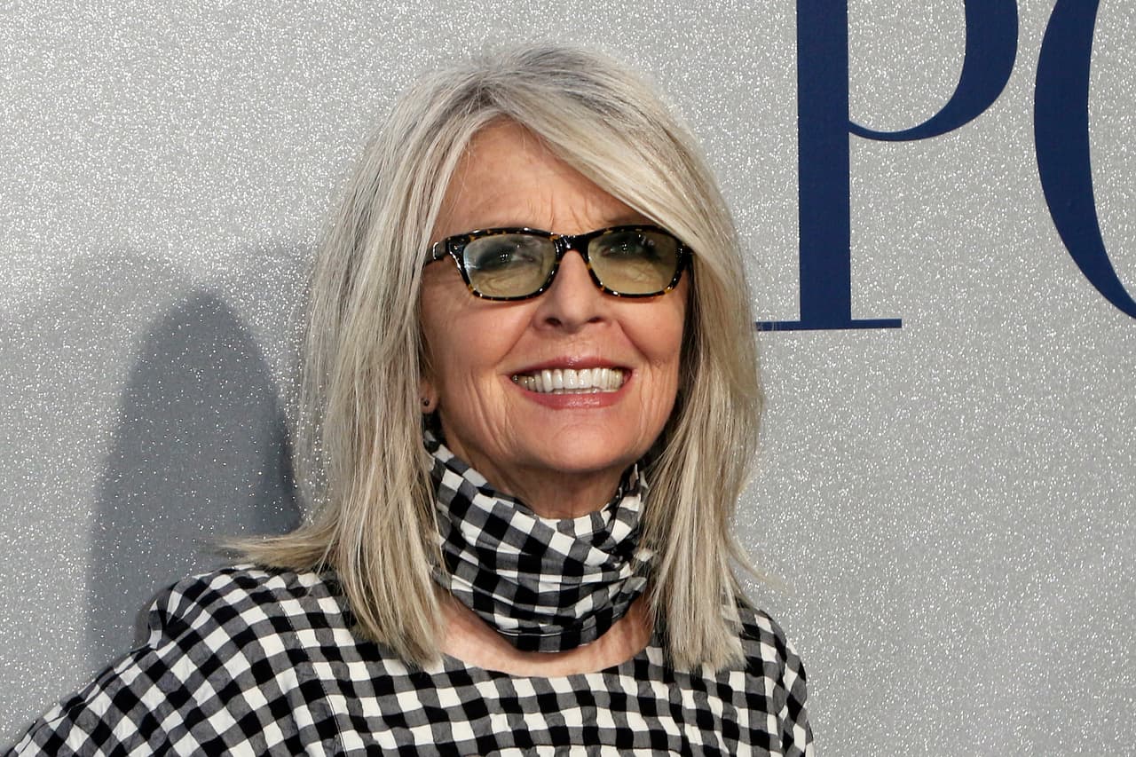 Diane Keaton arrives at the World Premiere of "Poms," on Wednesday, May 1, 2019, in Los Angeles. (Photo by Willy Sanjuan/Invision/AP)