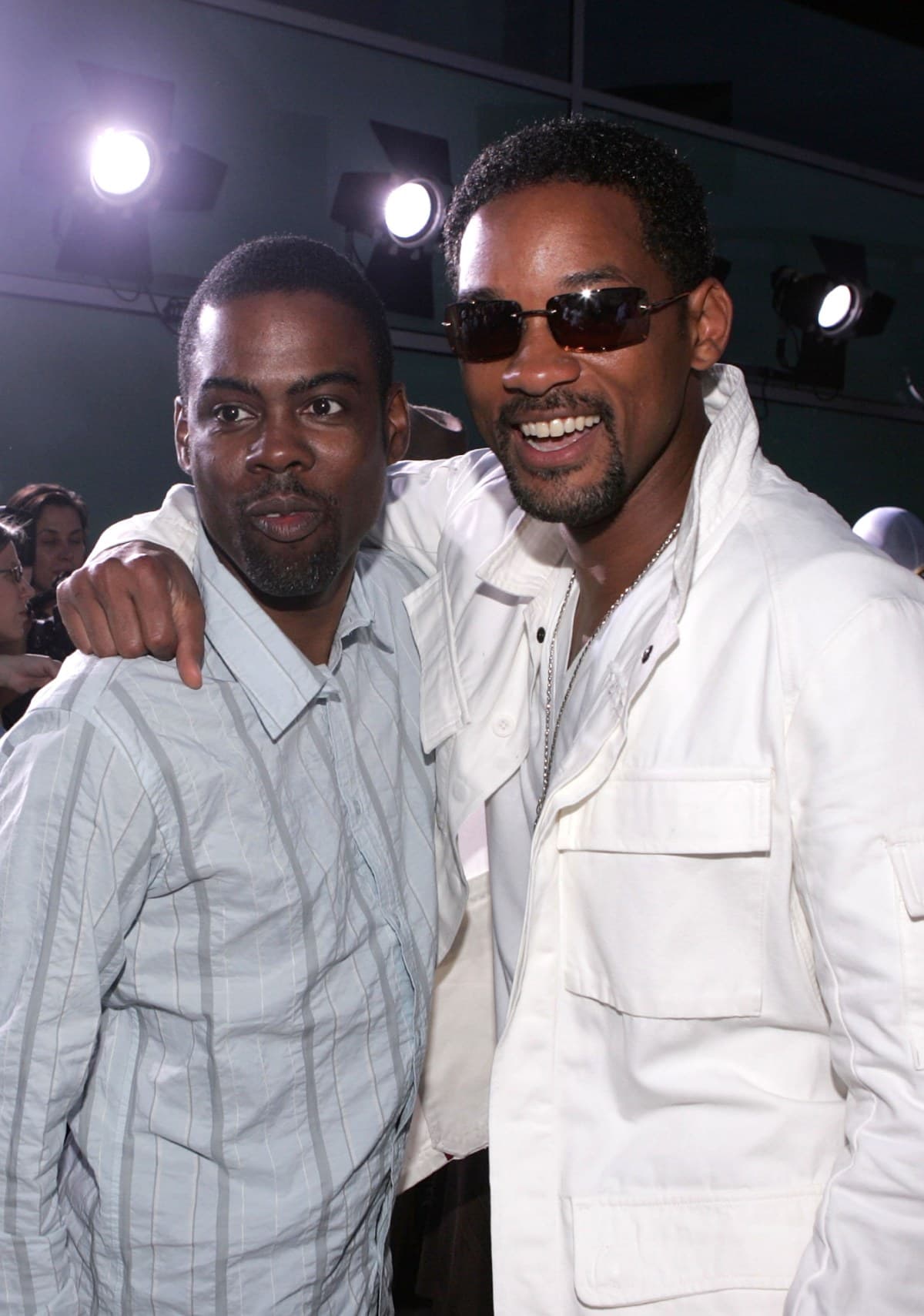 Chris Rock y Will Smith en la premiere de 'Hustle and Flow' (2005)