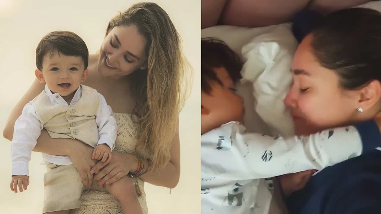 André es el “sonámbulo” más tierno al buscar dormido a Sherlyn