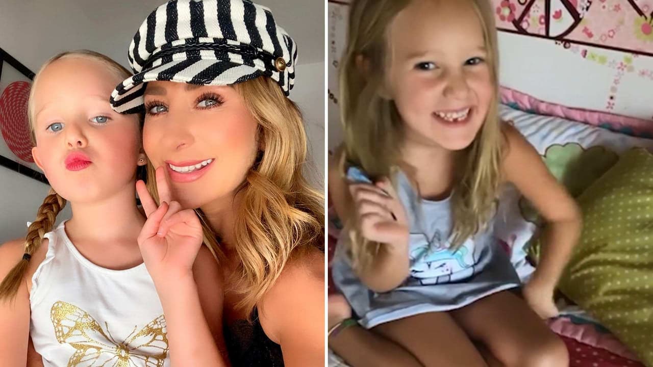 Mira la sorpresa que le trajo el ratón de los dientes a Miranda, hija de Geraldine Bazán