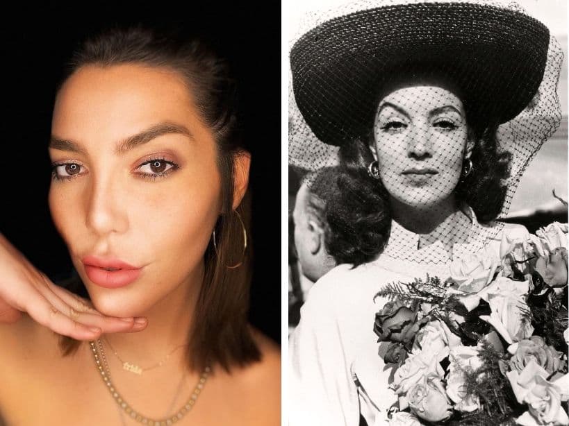 Frida Sofía y María Félix