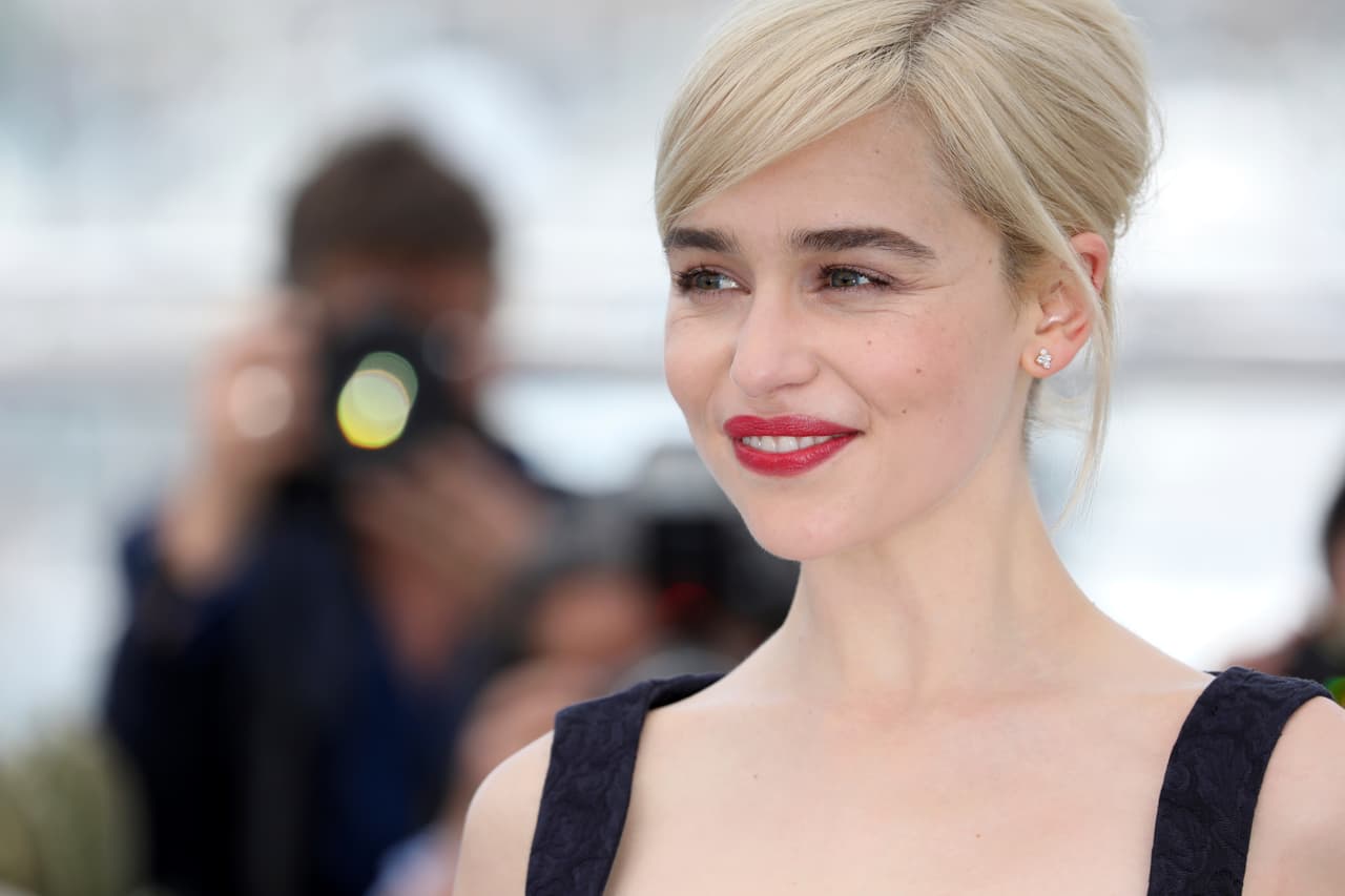 Actress Emilia Clarke poses for photographers during a photo call for the film 'Solo: A Star Wars Story' at the 71st international film festival, Cannes, southern France, Tuesday, May 15, 2018. (Photo by Vianney Le Caer/Invision/AP)