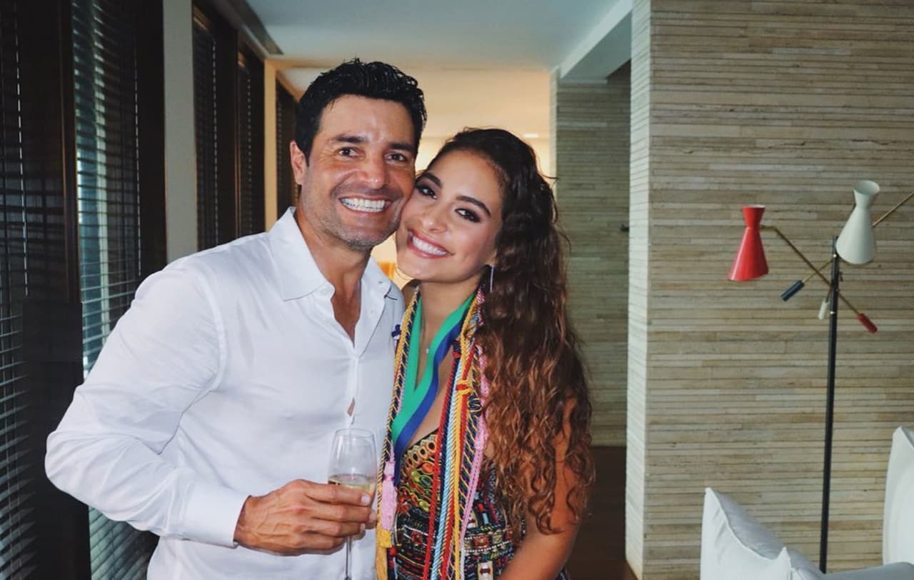 Isadora Sofía felicita a su padre, Chayanne, en su cumpleaños