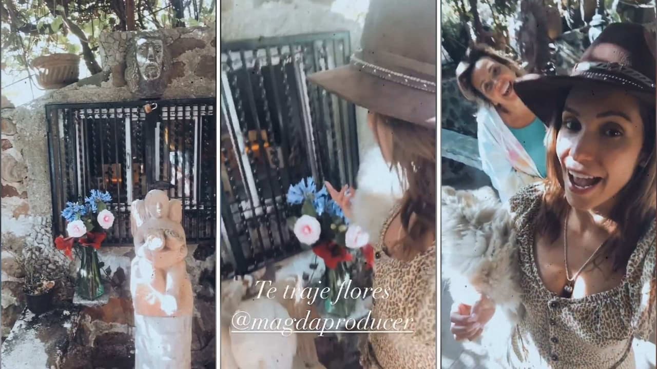 Andy Escalona le lleva girasoles a su mamá, Magda Rodríguez, y cuenta por qué eran sus flores favoritas