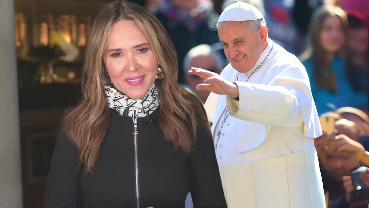 Tanya Charry llegó frente al féretro del papa Francisco y le dedicó estas palabras