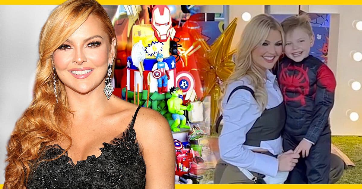 Marjorie de Sousa organizó increíble fiesta de superhéroes a Matías