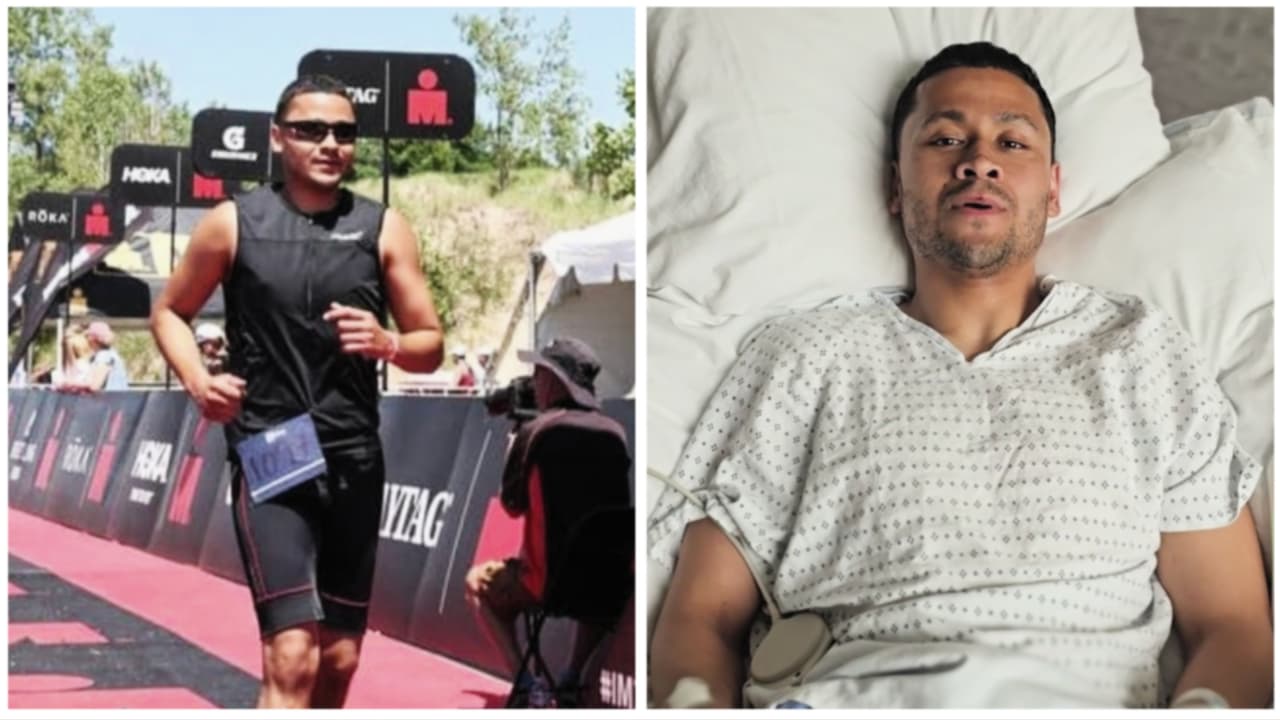 Bombero de Chicago sufre grave accidente en triatlón: su hermano cuenta cómo se recupera